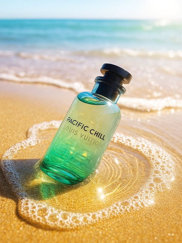 Close-up of Louis Vuitton Pacific Chill Eau de Parfum 100ml fragrance