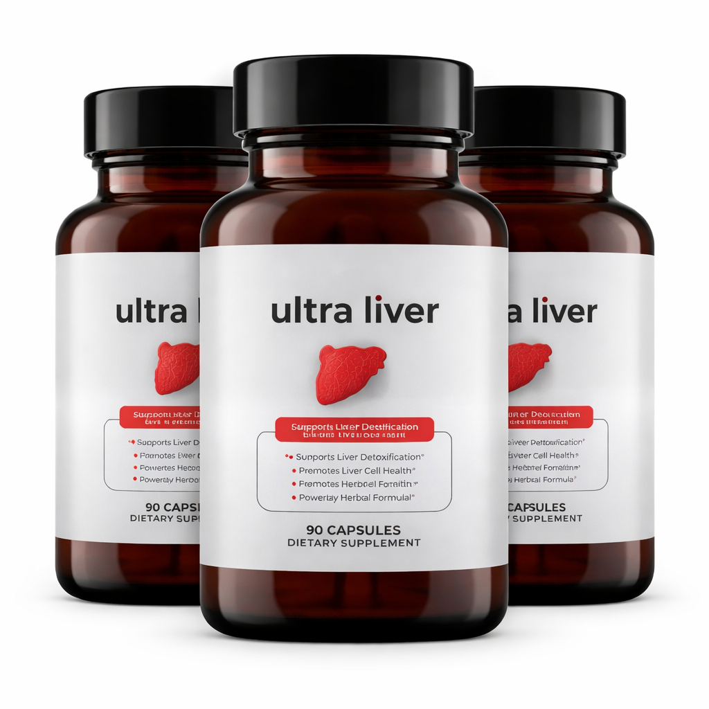 Ultra Liver (3 Pack) – Liver Detox & Support Supplement | 90 Capsules