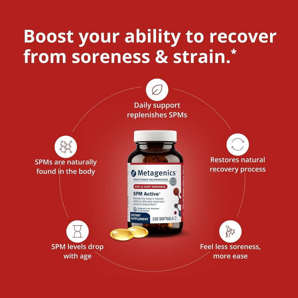 Metagenics SPM Active - Specialized Pro-Resolving Mediators from Marine Oils - Supports