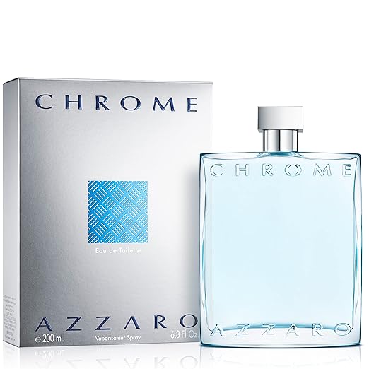 Azzaro Chrome 3.4 oz Eau de Toilette Spray for Men Azzaro
