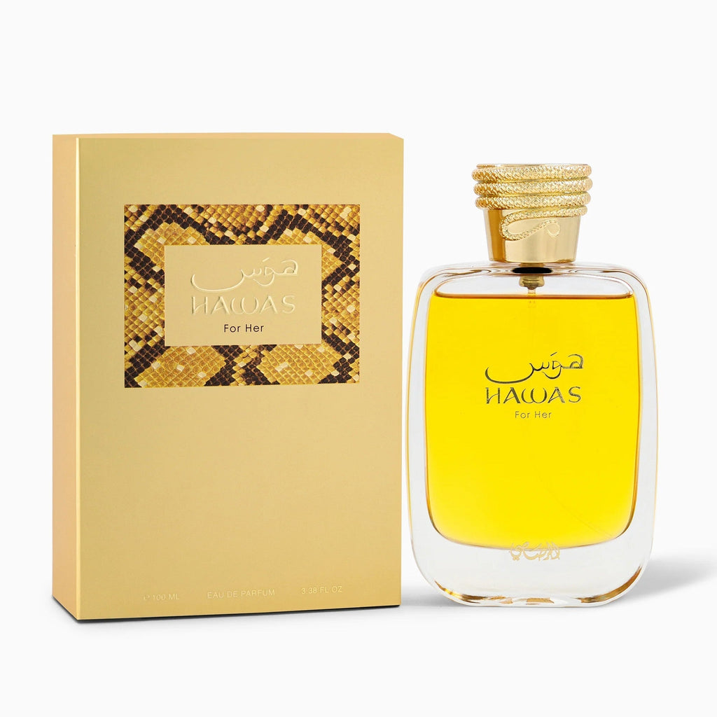 Rasasi Hawas For Her 100ml Eau de Parfum perfume bottle