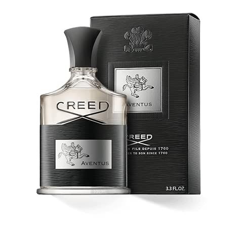 Close-up of Creed Aventus Eau de Parfum 100ml luxury fragrance spray