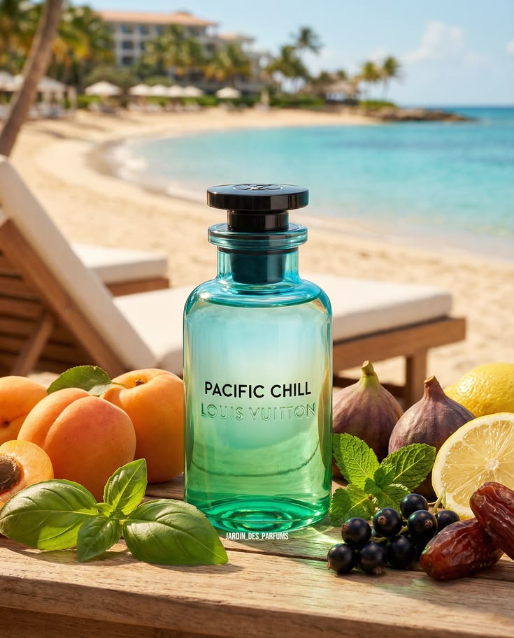 Front side of Louis Vuitton Pacific Chill Eau de Parfum 100ml perfume
