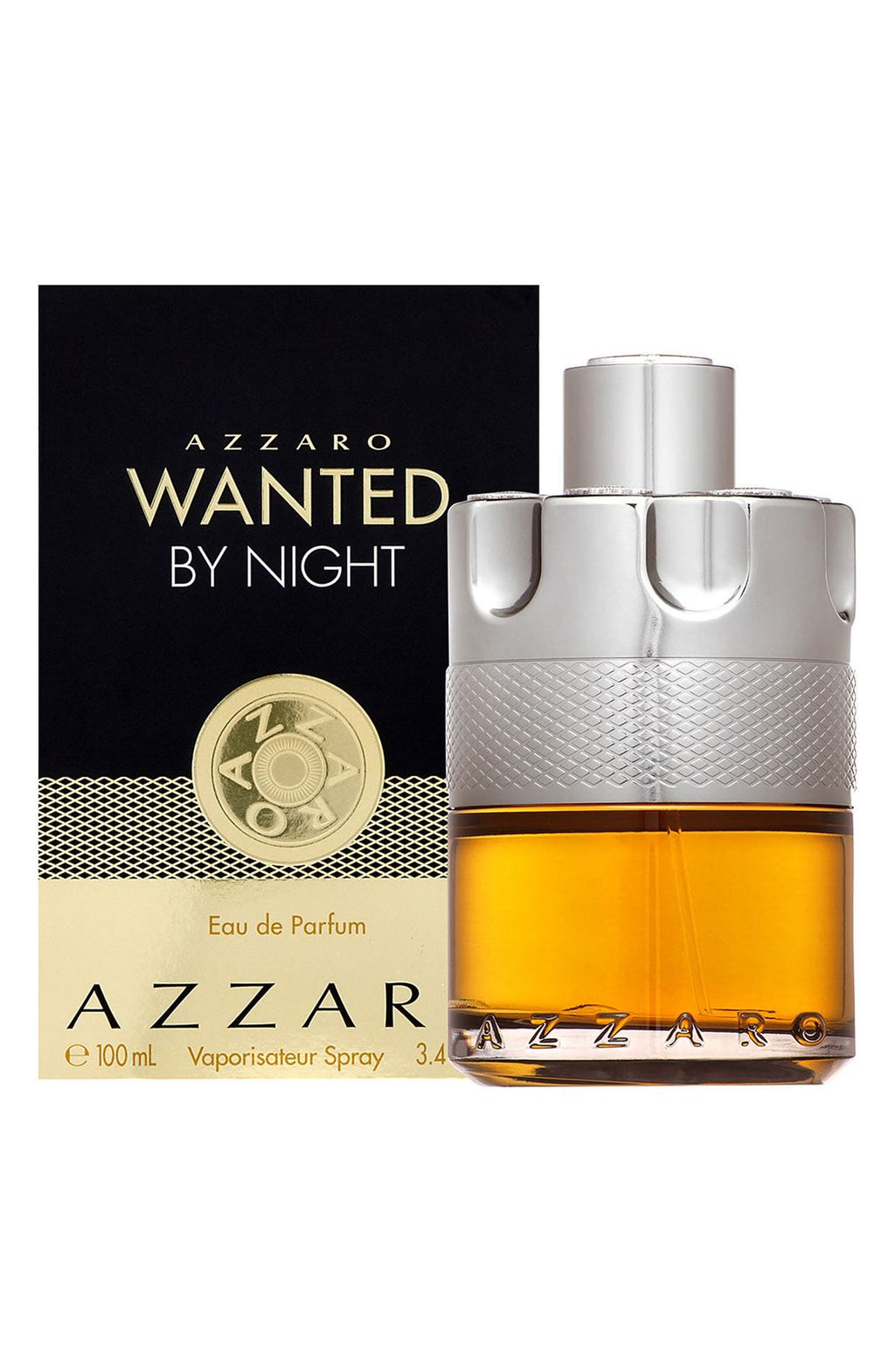 Azzaro The Most Wanted BY NIGHT 100ml Eau de Parfum fragrance bottle