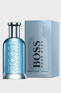 Hugo Boss Bottled Tonic perfume bottle and packaging on a white background