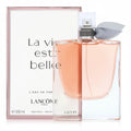 Lancéo perfume bottle with packaging on a white background
