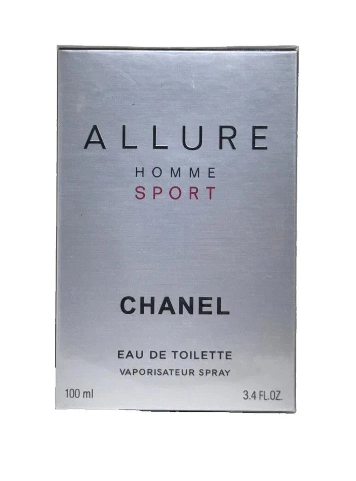 Authentic Chanel Allure Homme Sport EDT 100ml men's fragrance, perfect blend of elegance and sportiness.