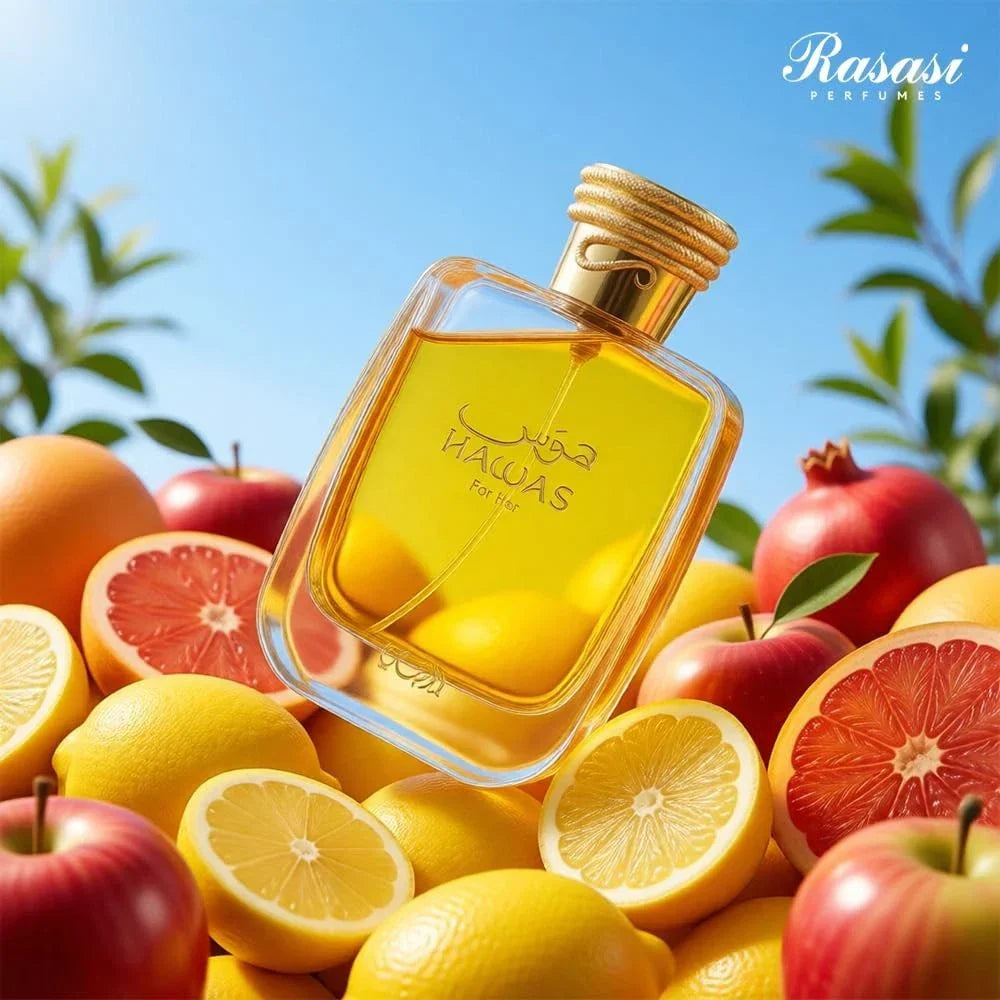 Rasasi Hawas For Her 100ml Eau de Parfum perfume product shot
