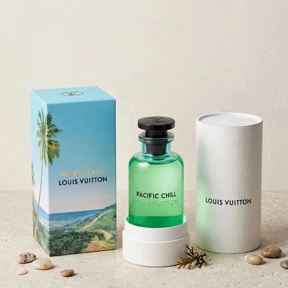 Label of Louis Vuitton Pacific Chill Eau de Parfum 100ml fragrance