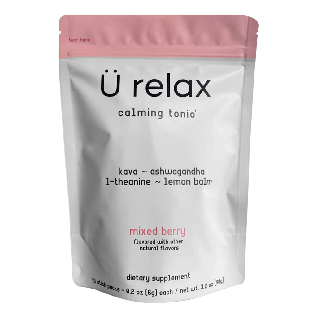 Ü Relax Calming Tonic (3 Packs) – Mixed Berry Stress Relief Supplement