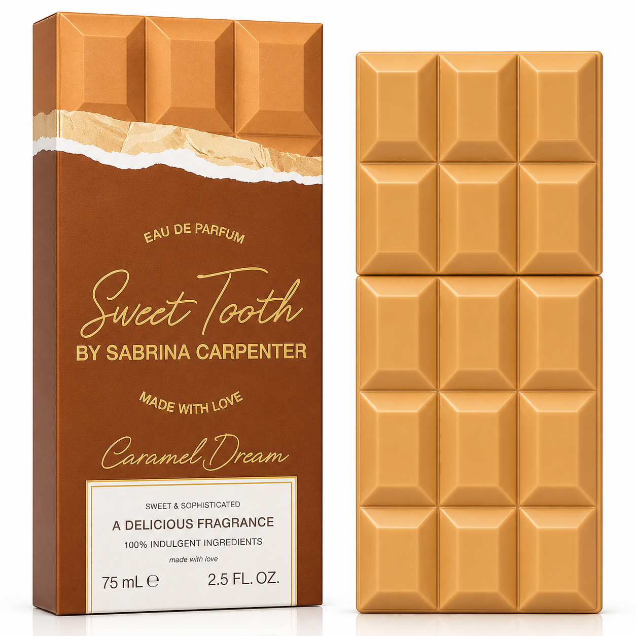 Sweet Tooth Caramel Dream by Sabrina Carpenter Eau De Parfum Spray 2.5 oz / 75 ml