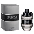 Viktor & Rolf Spicebomb perfume bottle and packaging on a white background
